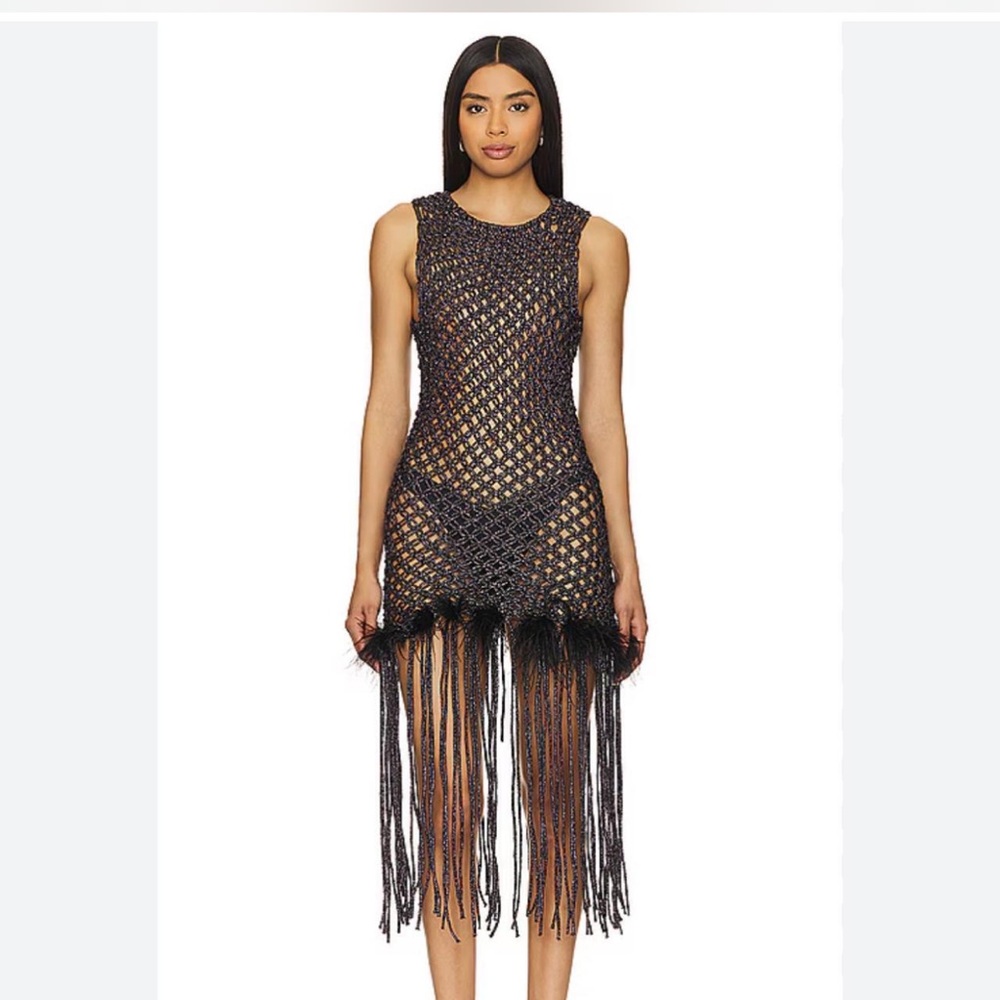 Giuseppe Di Morabito Black and Silver Knit Top